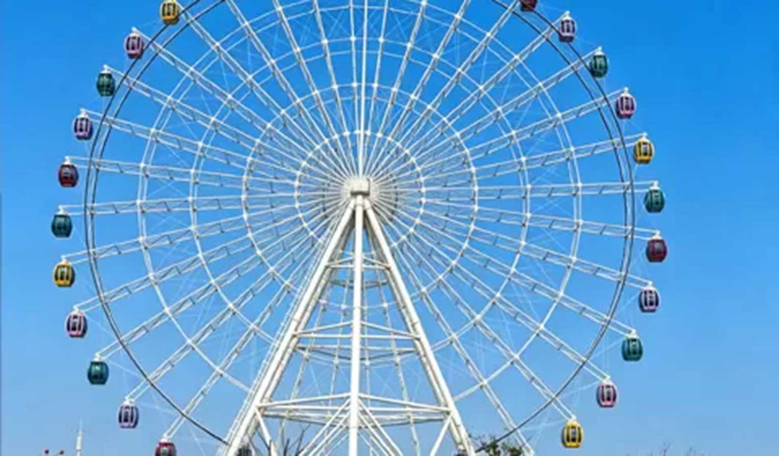 65-Meter Ferris Wheel Specifications: 36 Cabins for 216 People, Landmark-Grade Amusement Equipment from the Original Manufacturer
