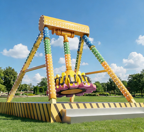 12 seat frisbee ride for pendulum swing ride