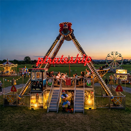 24-Seat Fiberglass Pirate Ship Ride