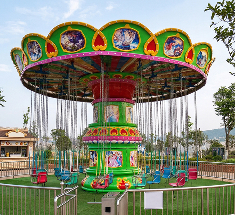36 seat flying chair ride for vintage merry go round for sale