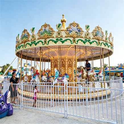36-Seat Top-Driven Style Carousel