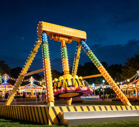 12 seat frisbee ride for scream weaver carowinds