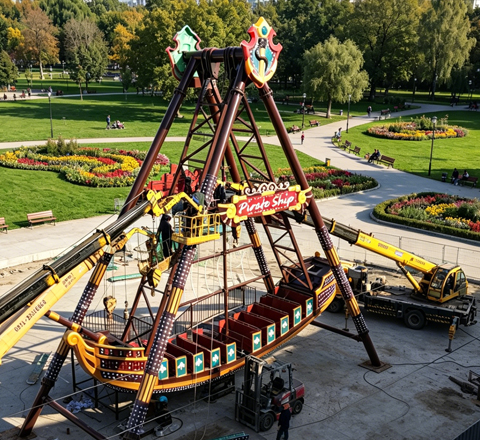 40 seat fiberglass pirate ship ride for pirate ship ride luna park