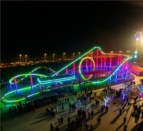 500m three loop coaster for silverwood roller coaster