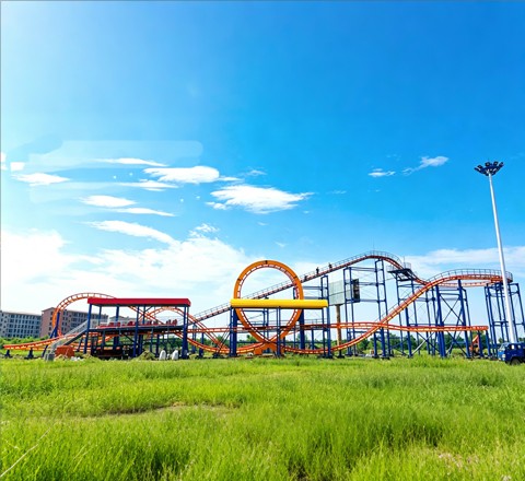 500m three loop coaster for simpsons roller coaster
