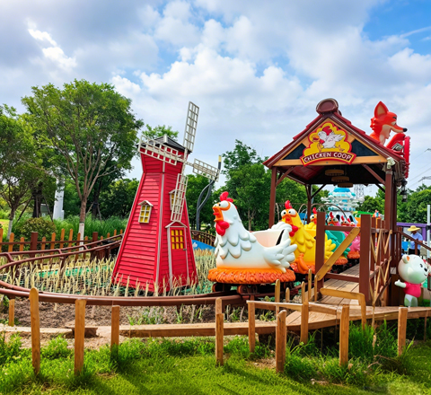 chicken run ride for rides in calaway park