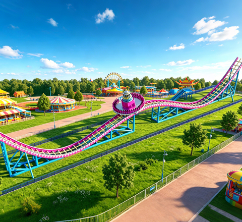 double waves ufo for woodlands family theme park rides