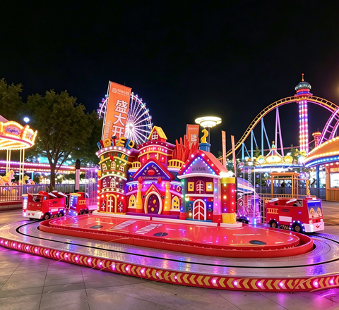 firefighter ride for kombo family coaster