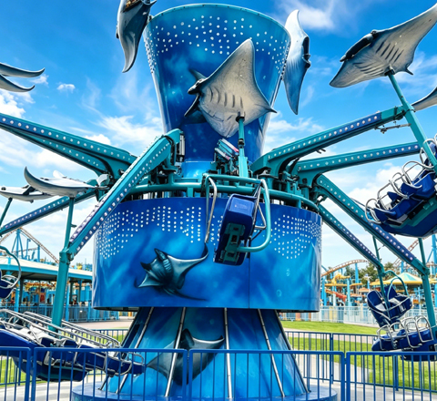 flying manta ray for splashway new rides
