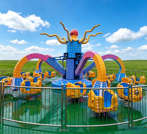 giant octopus ride for kiddie amusement park