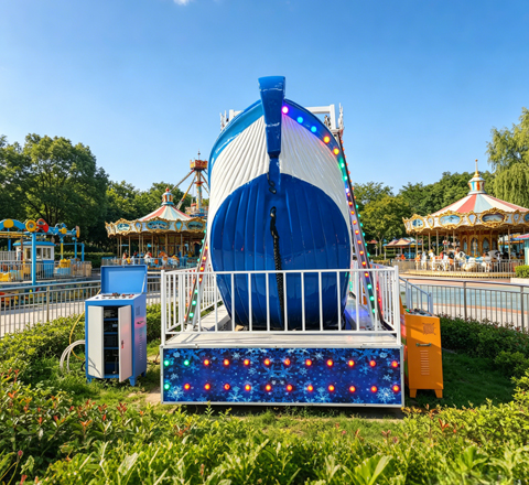 ice snow mini pirate ship for swinging boat amusement park ride