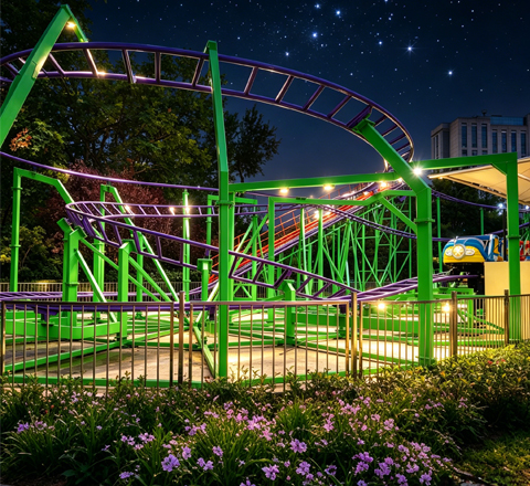 mini roller coaster ride for seaworld new roller coaster