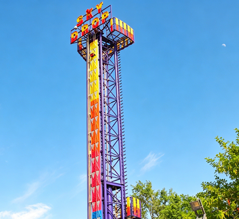 sky drop ride for sea world new roller coaster