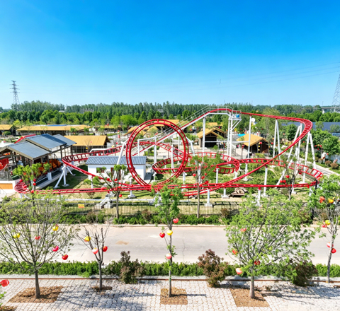 small vertical loop coaster for shepherd of the hills mountain coaster