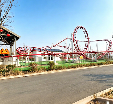 small vertical loop coaster for shortest roller coaster in the world