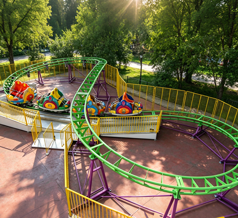 spin roller coaster for toy story land slinky dog dash roller coaster