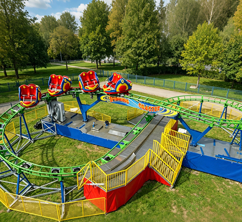 spin roller coaster for toy story land slinky dog dash