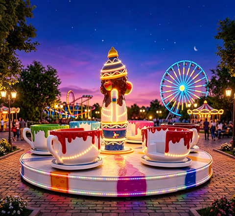 tea cup ride for adventureland boat ride