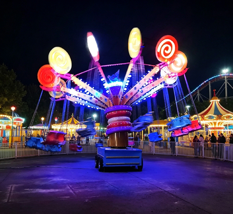 towable samba flying chair ride for viking ship ride amusement park