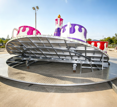 towable teacup ride for woodlands theme park rides