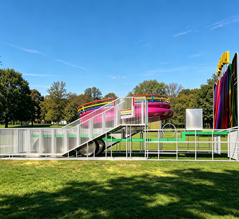 towable disco turntable ride for family rides