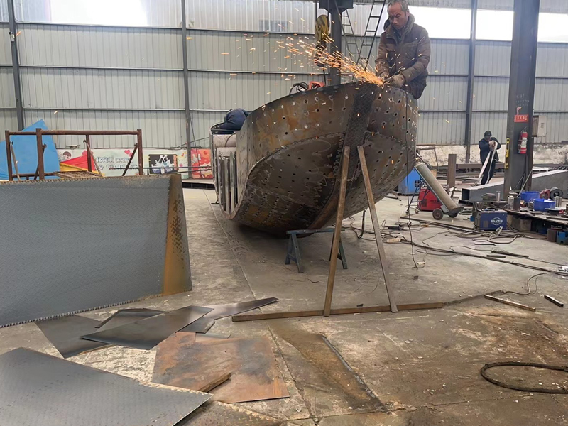 24 seat steel pirate ship ride delivered with night lighting effect for amusement park manufactuer