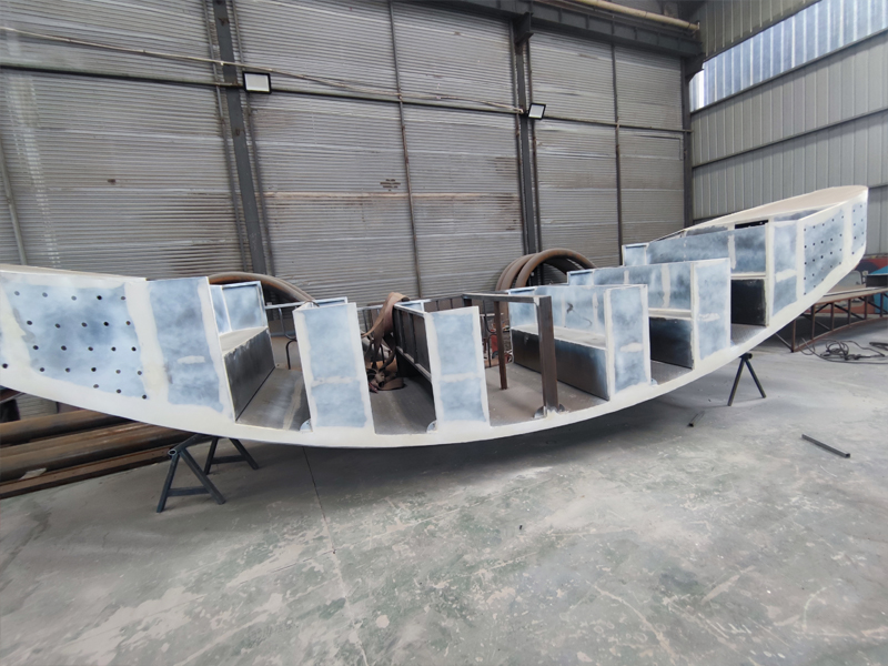 24 seat steel pirate ship ride delivered with night lighting effect for amusement park