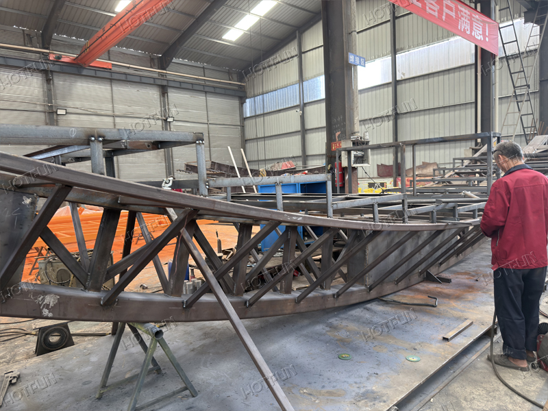 40 seat fiberglass pirate ship ride from 3d design to final park installation