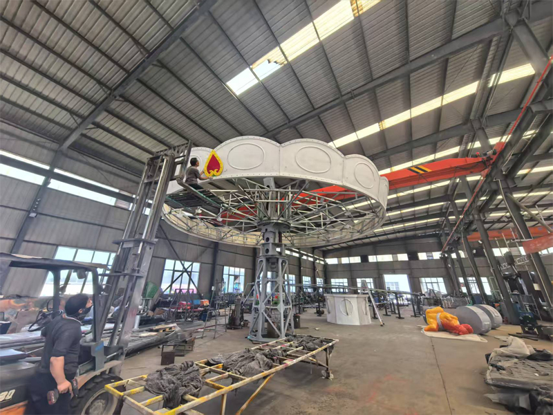 flying chair ride factory tested and exported for global amusement project application