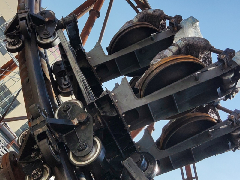 mobius ring roller coaster successfully manufactured and factory tested in china function