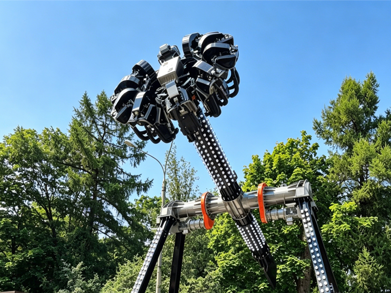 12-Seat 360° Rotating Pendulum Ride Creates an Exciting Thrill Experience Video