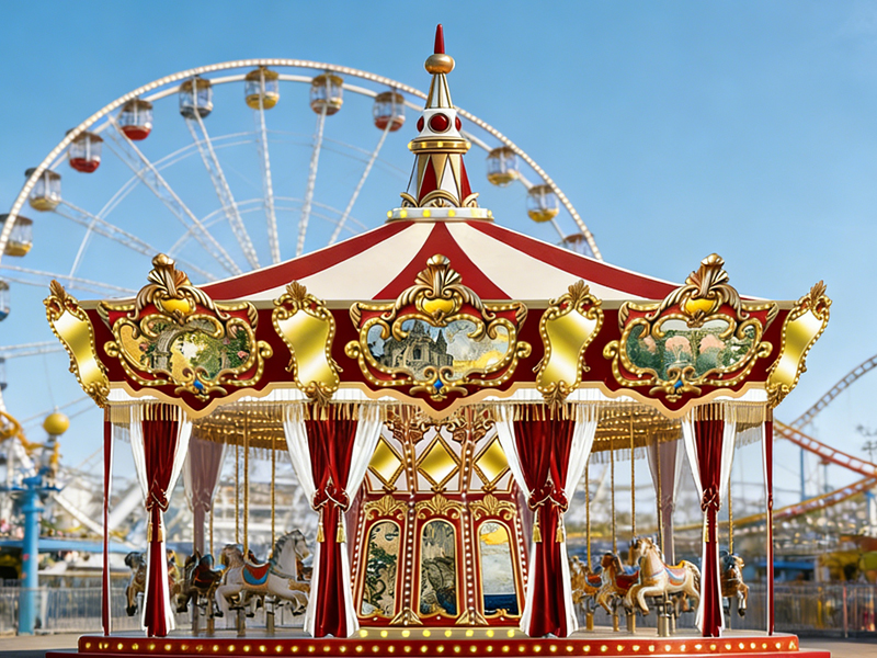 16-Seat Simulated Top-Driven Carousel