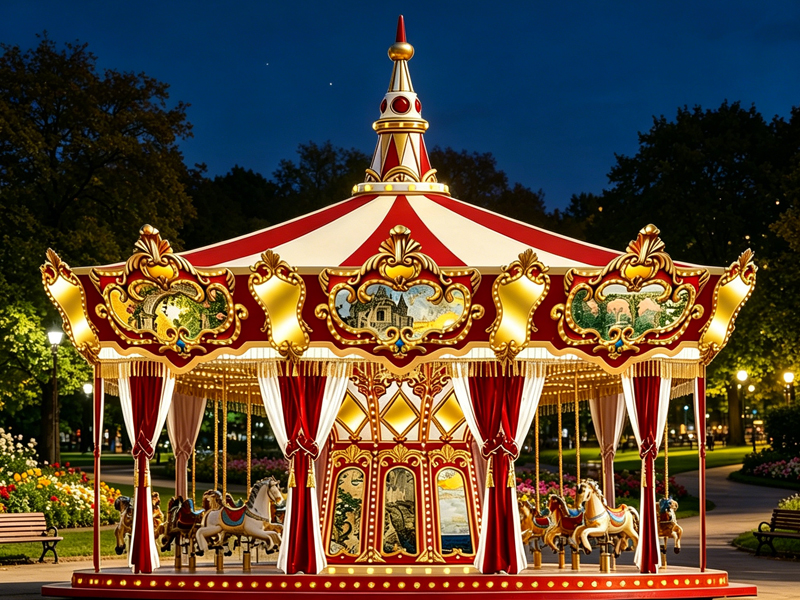 16-Seat Simulated Top-Driven Carousel-1