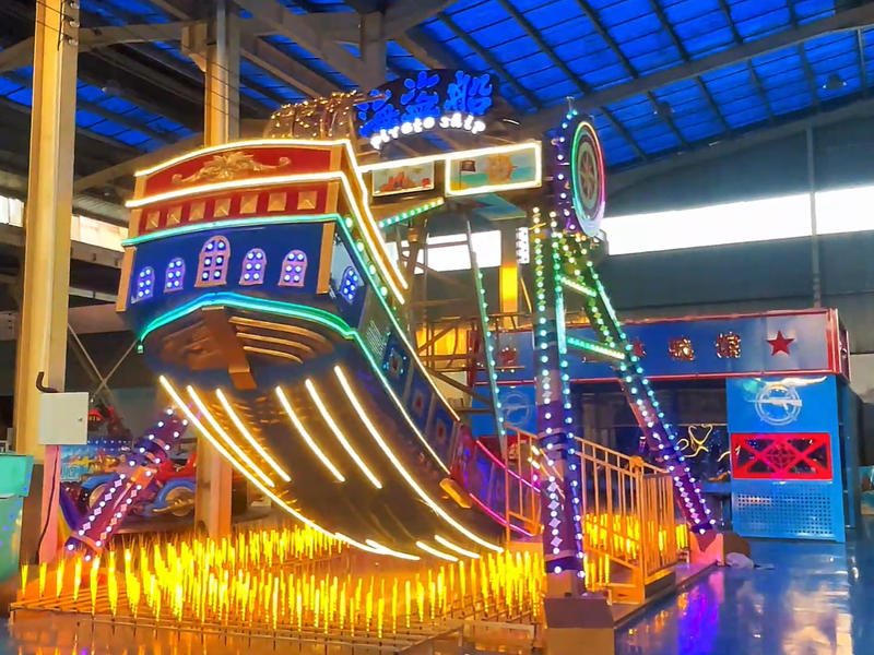 16 seats Fiberglass Pirate Ship Ride