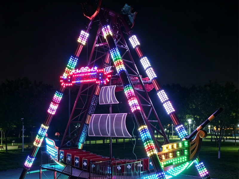 40-Seat Fiberglass Pirate Ship Ride