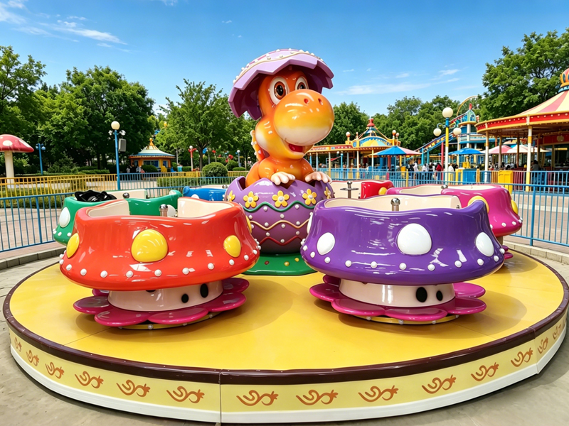 Dinosaur Tea Cup Ride