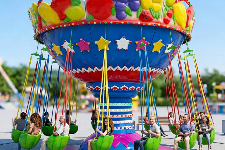 Features of ﻿Fruit-Themed Flying Chair Ride
