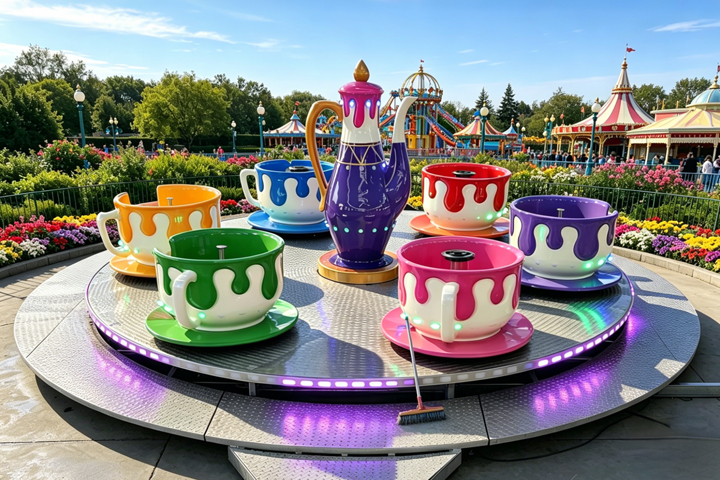Features of ﻿Towable Teacup Ride
