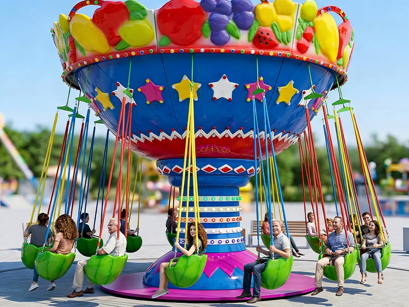 Fruit-Themed Flying Chair Ride