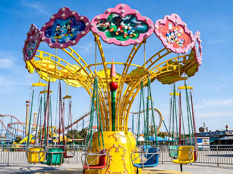Mickey-Themed Flying Chair Ride