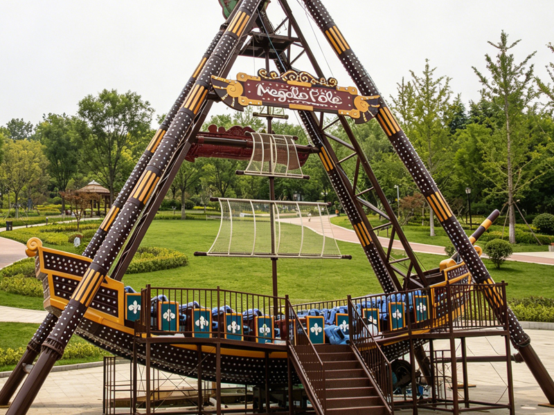 40-Seat Fiberglass Pirate Ship Ride-1