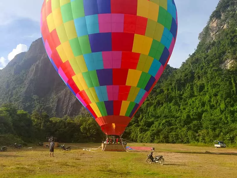 Hot Air Balloon Project Successfully Installed in Laos with On-site Technical Training Hot Air Balloon Project Successfully Installed in Laos with On-site Technical Training