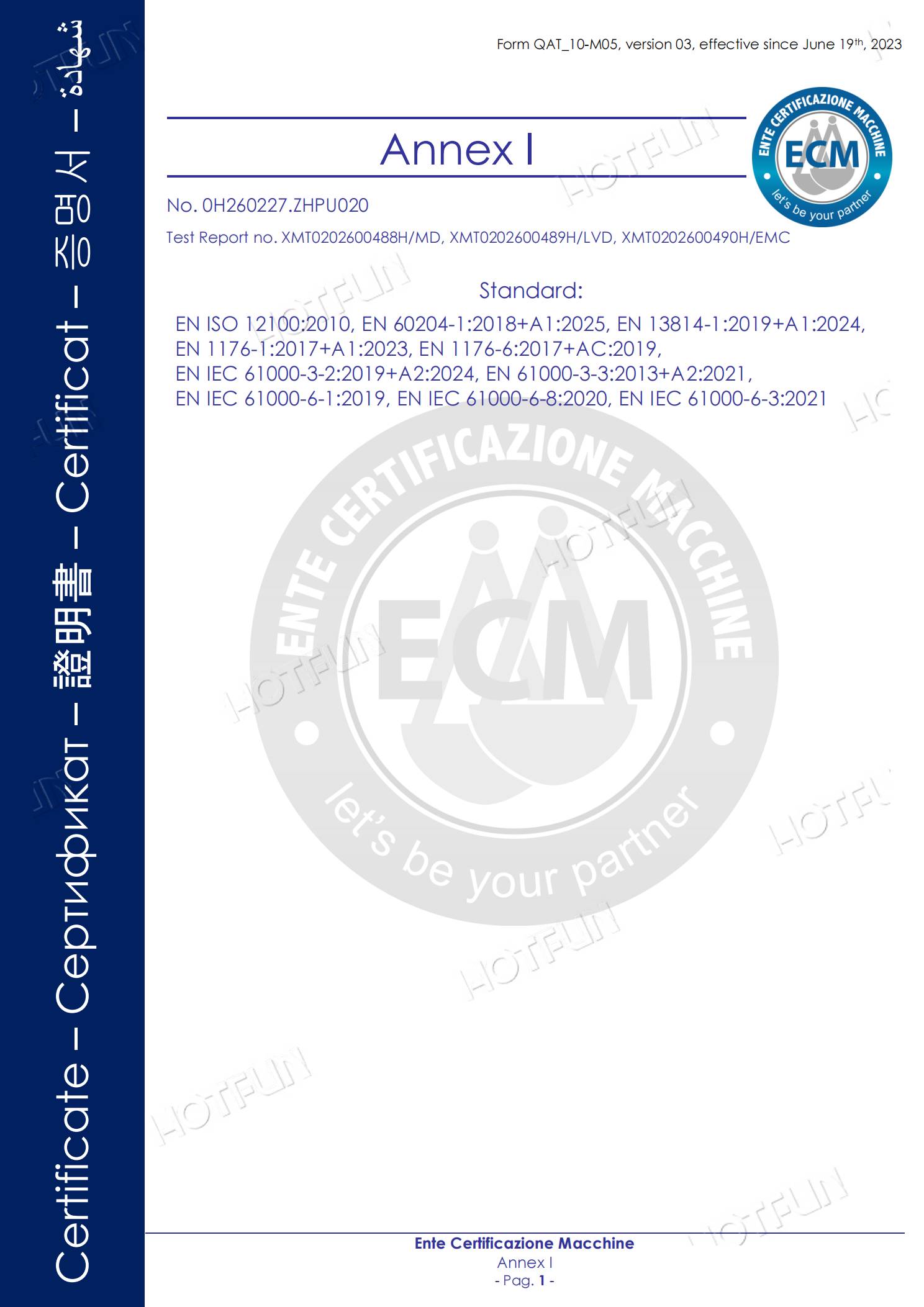 ECM Certification