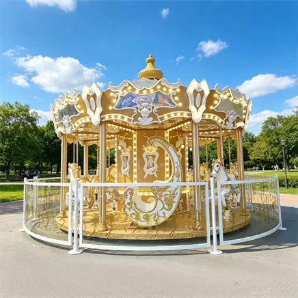 12-Seat Top-Driven Carousel