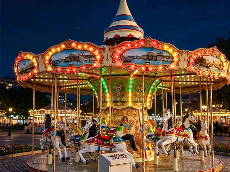 16-Seat Top-Driven Carousel-1