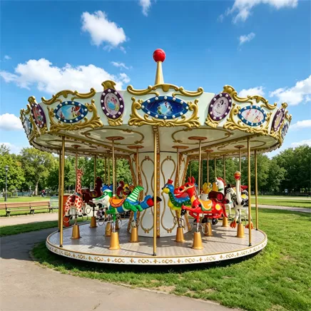 16-Seat Top-Driven Merry-Go-Round