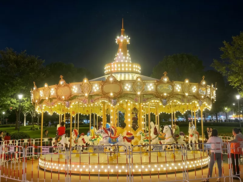 24-Seat Simulated Top-Driven Carousel