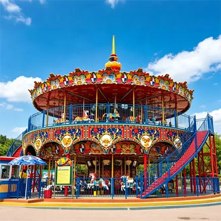 88-Seat Double-Decker Carousel