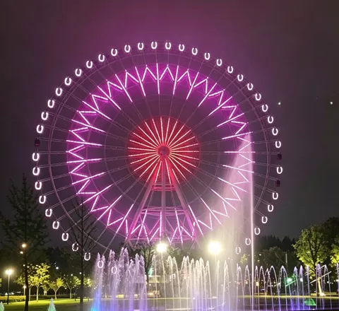 a ferris wheel