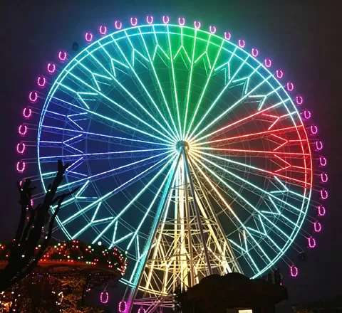 a giant wheel